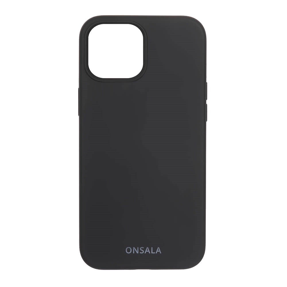 Onsala iPhone 13 Onsala Collection Liquid Silicone Bakdeksel - Black