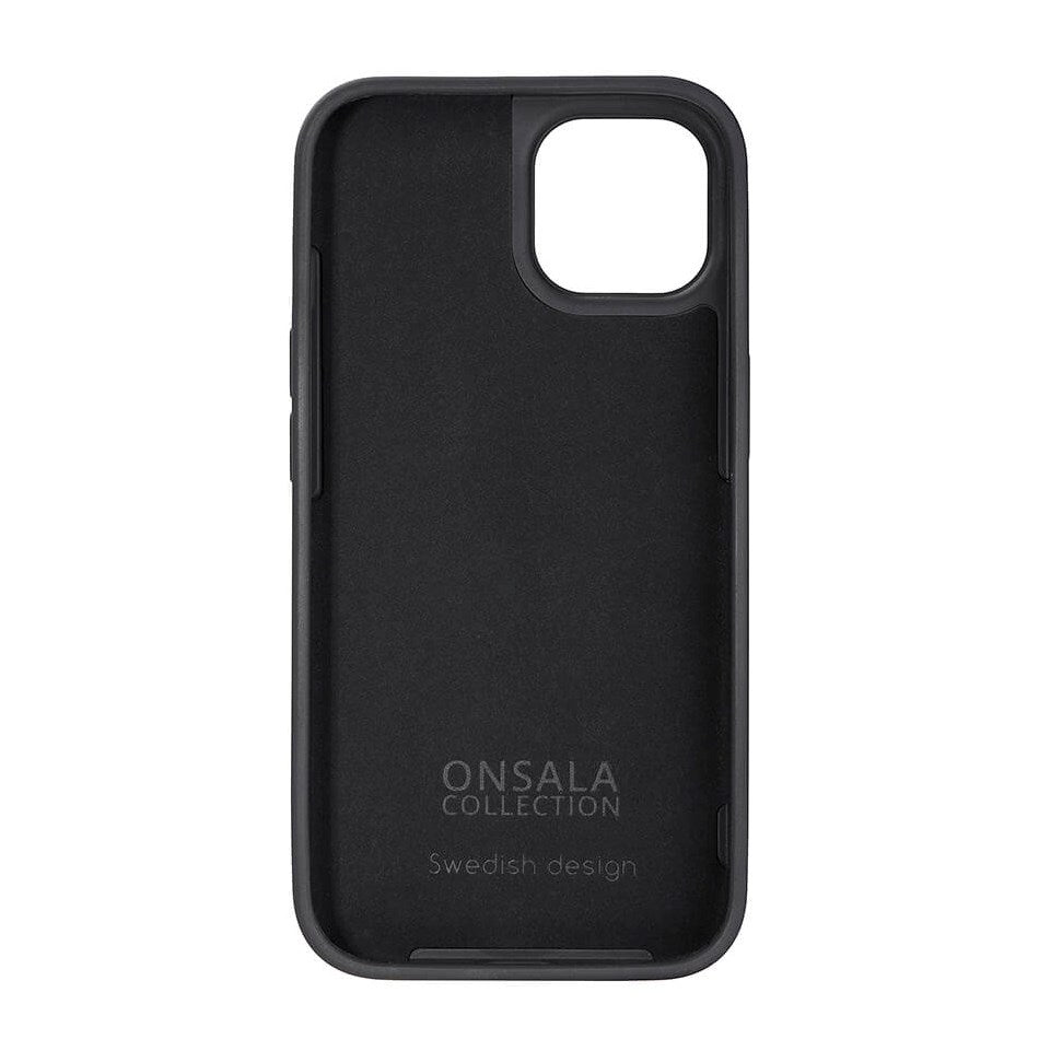 iPhone 13 / 14 Onsala Collection Liquid Silicone Bakdeksel - Black