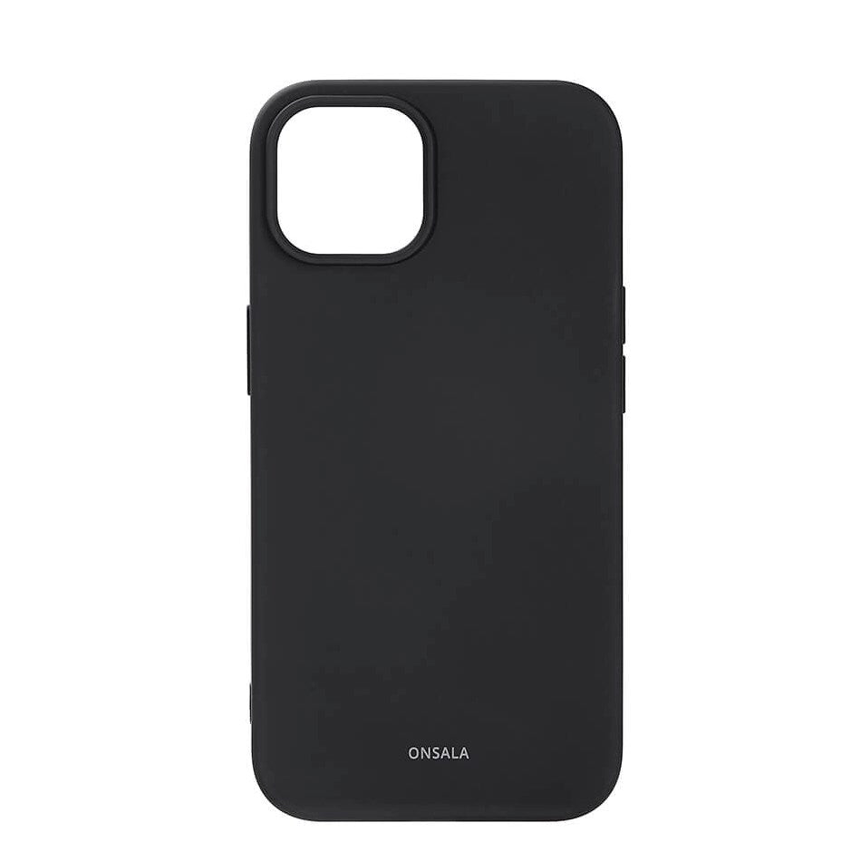 iPhone 13 / 14 Onsala Collection Liquid Silicone Bakdeksel - Black