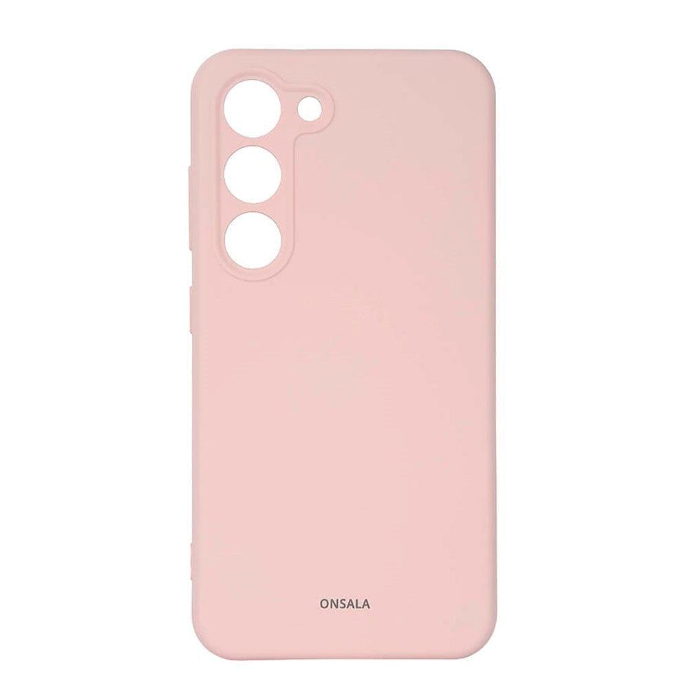 Samsung Galaxy S23 Onsala Silikon Deksel - Chalk Pink