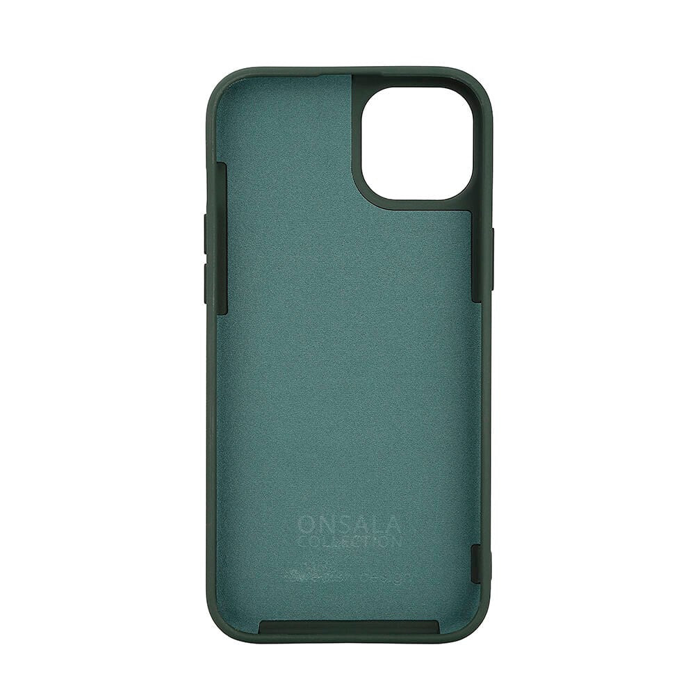 iPhone 15 Onsala Silikon Deksel - MagSafe-kompatibelt - Olive Green