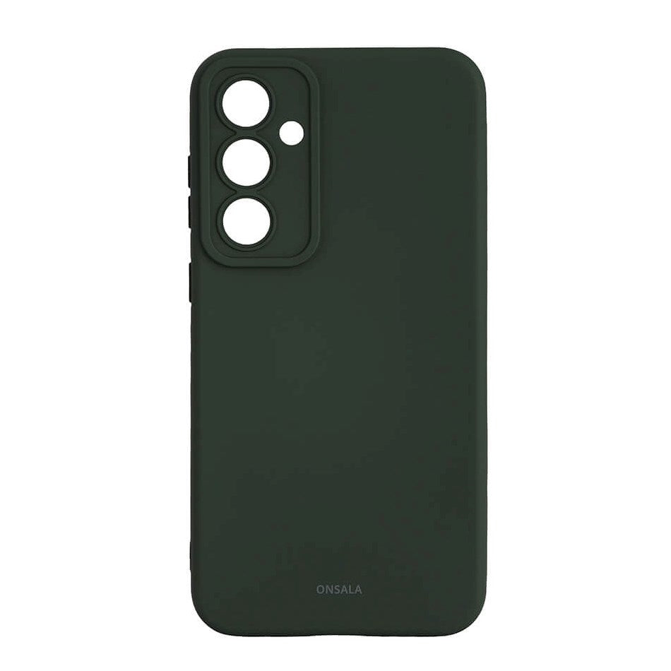 Onsala Samsung Galaxy S23 FE Silikon Touch Deksel - Olive Green