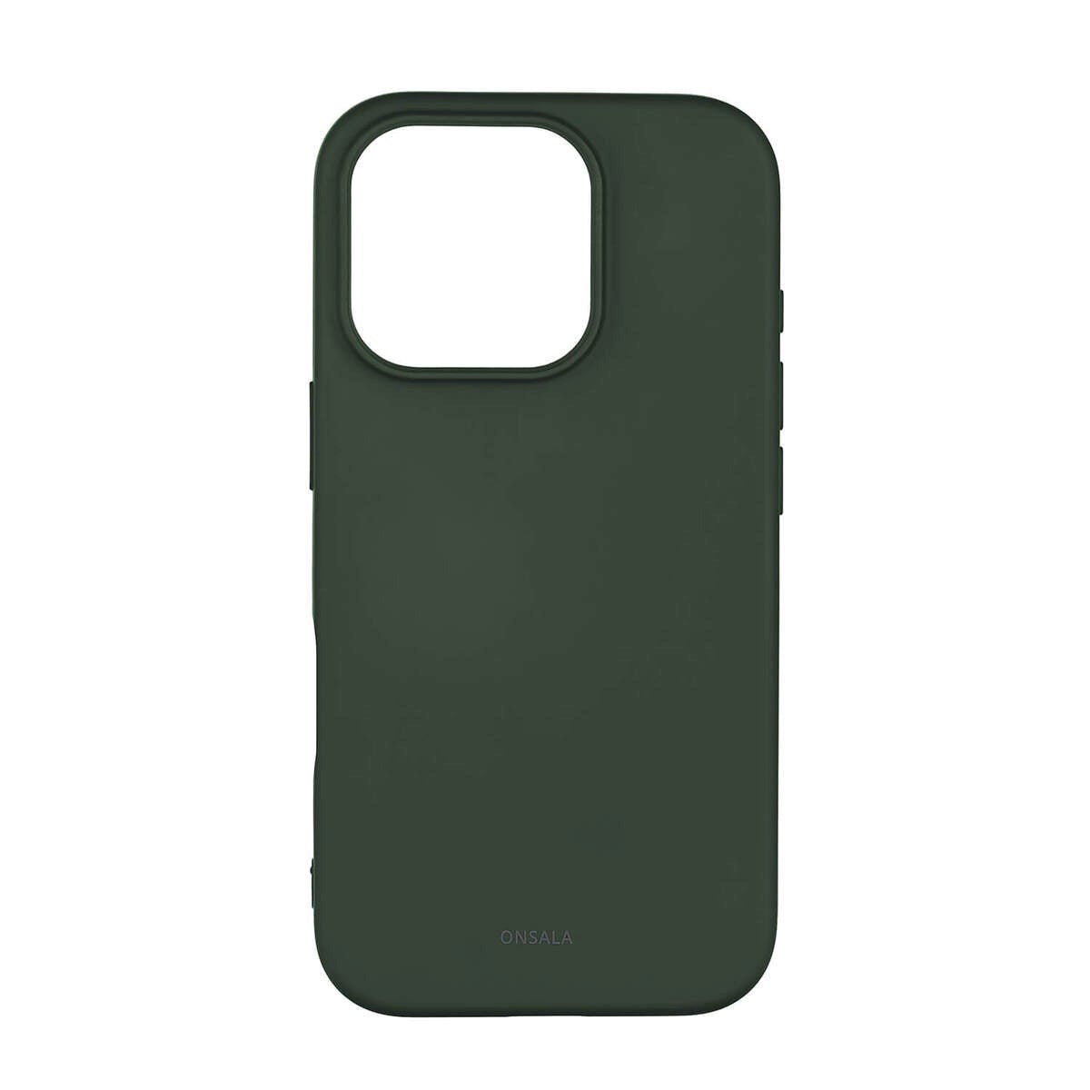 Onsala iPhone 16 Pro Silikon Deksel - MagSafe-kompatibelt - Olive Green