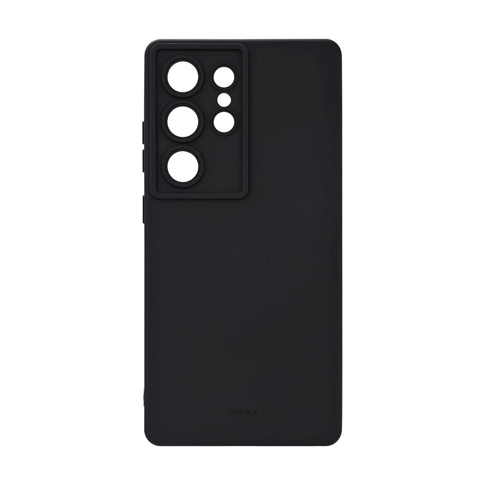 Onsala Samsung Galaxy S25 Ultra Silikon Touch Deksel - Black