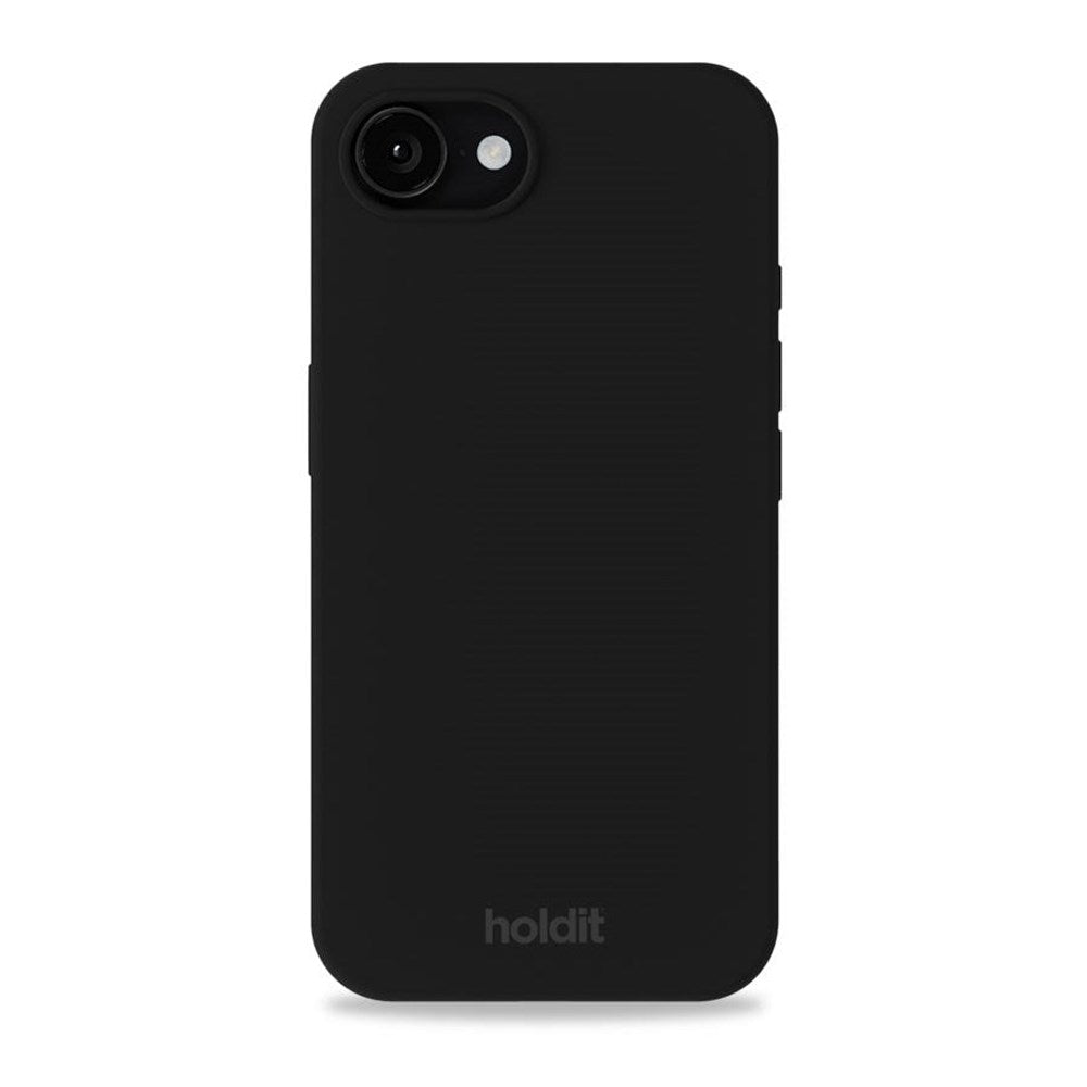 Holdit iPhone 16e Soft Touch Silikon Deksel - Black