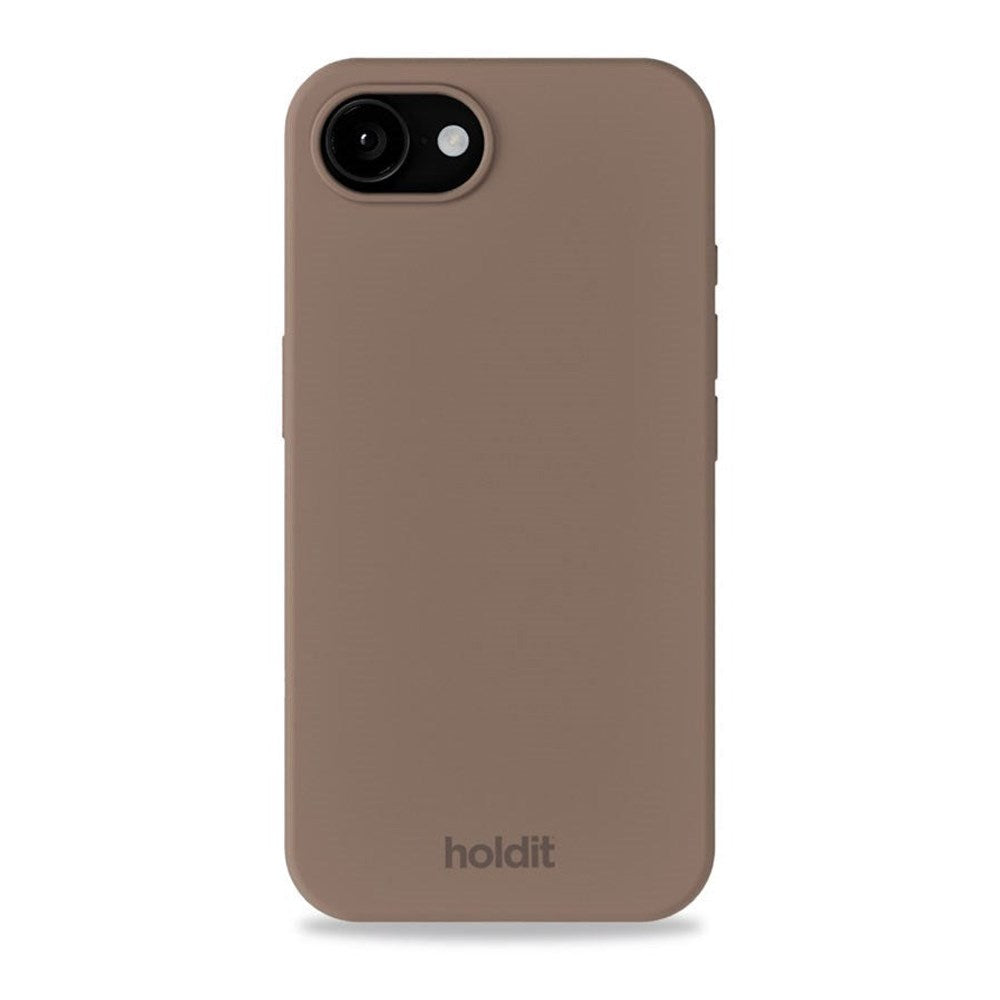 Holdit iPhone 16e Soft Touch Silikon Deksel - Mocha Brown