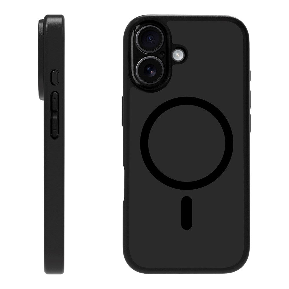 X2O iPhone 17 Mag Frosted Deksel - MagSafe Kompatibel - Matt Svart