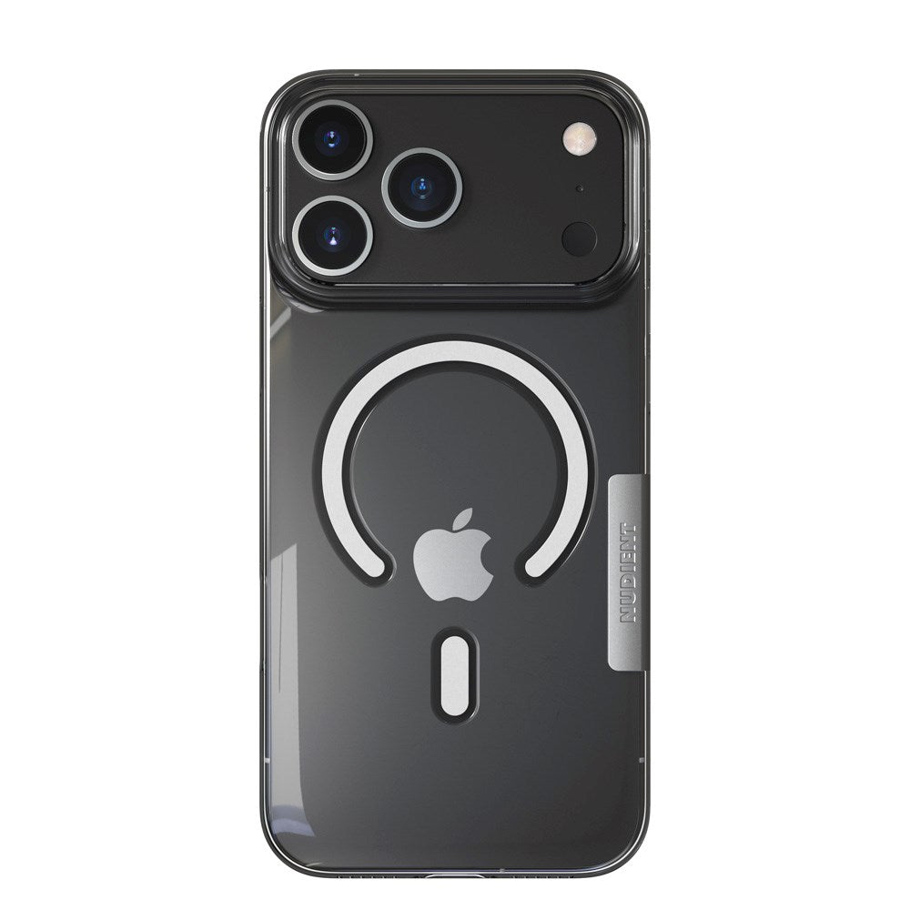 Nudient Thin Case iPhone 17 Pro Max Deksel - MagSafe Kompatibel - Transparent