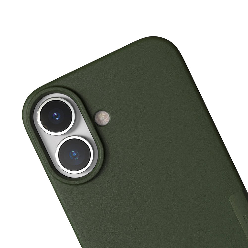 Nudient Thin Case iPhone 17 Deksel - MagSafe Kompatibel - Pine Green