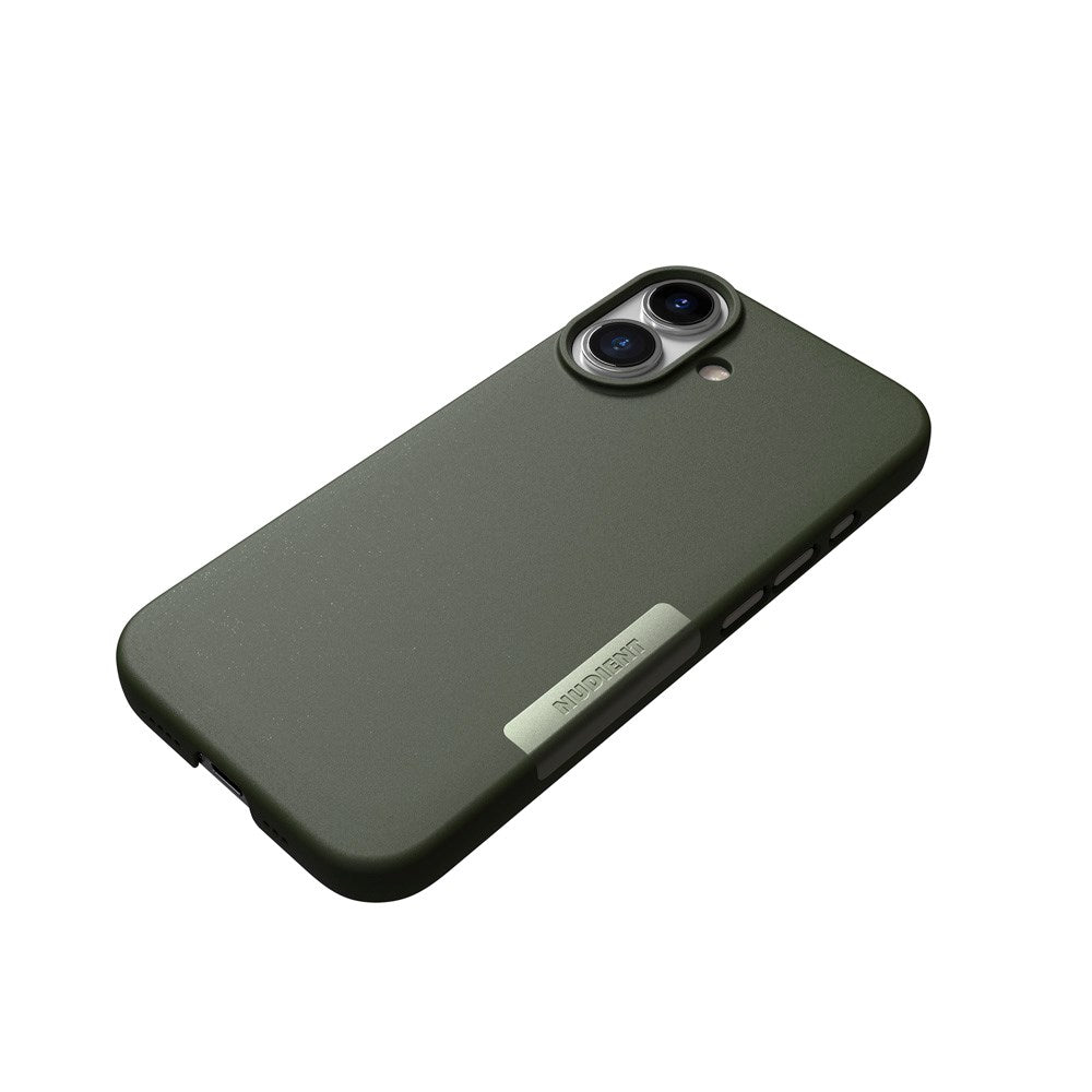 Nudient Thin Case iPhone 17 Deksel - MagSafe Kompatibel - Pine Green