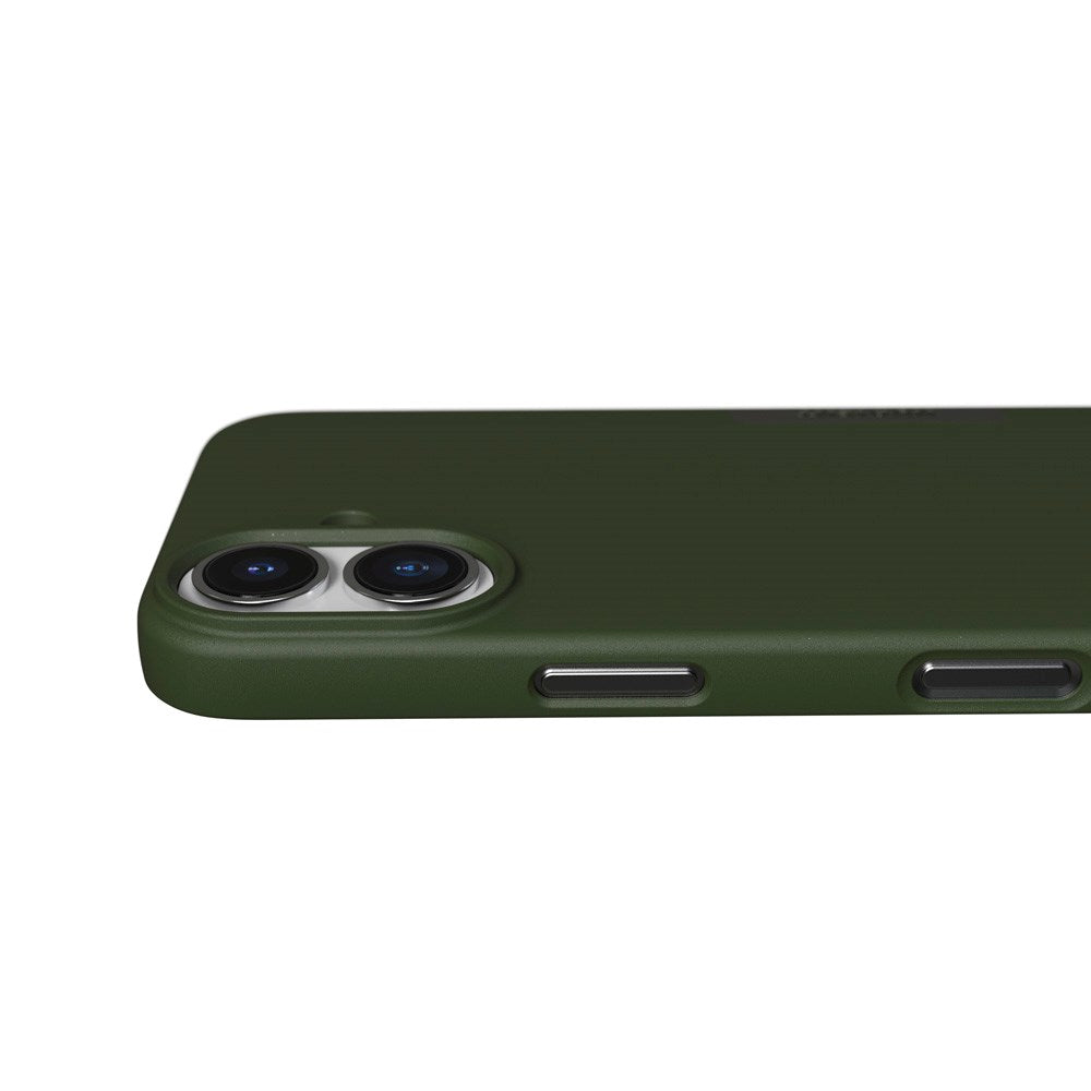 Nudient Thin Case iPhone 17 Deksel - MagSafe Kompatibel - Pine Green