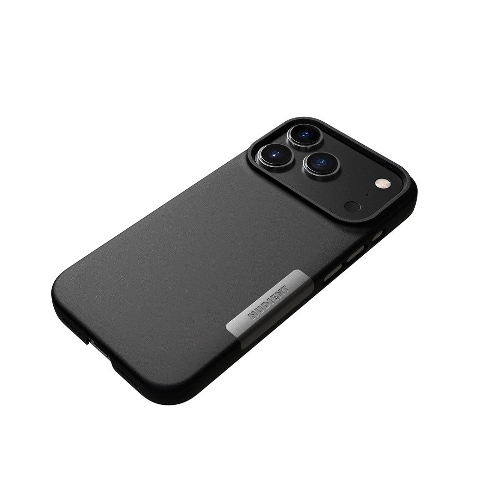Nudient Thin Case iPhone 17 Pro Deksel - MagSafe Kompatibel - Ink Black