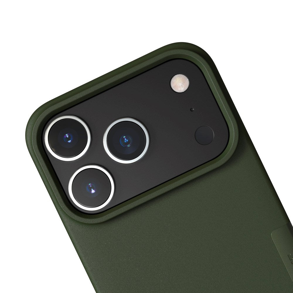 Nudient Thin Case iPhone 17 Pro Deksel - MagSafe Kompatibel - Pine Green