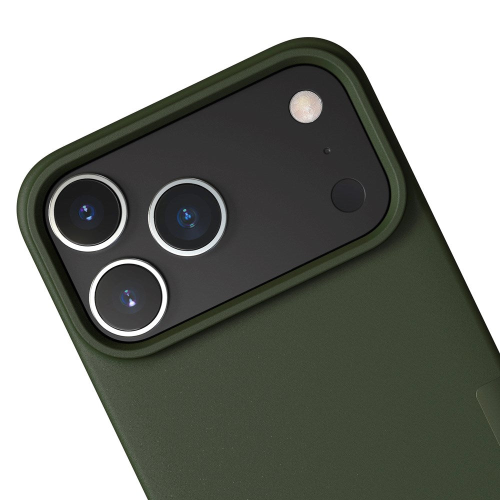 Nudient Thin Case iPhone 17 Pro Max Deksel - MagSafe Kompatibel - Pine Green
