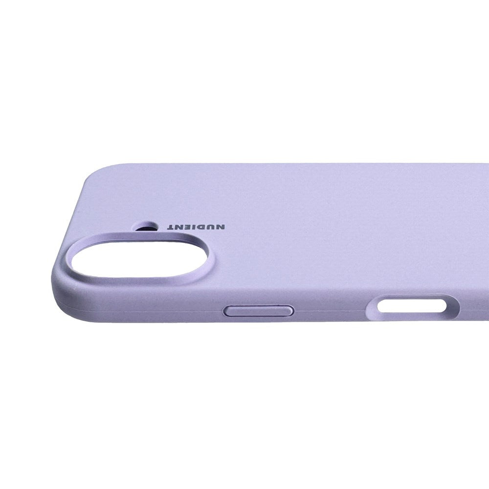 Nudient iPhone 16 Base Silicone Deksel - Soft Purple
