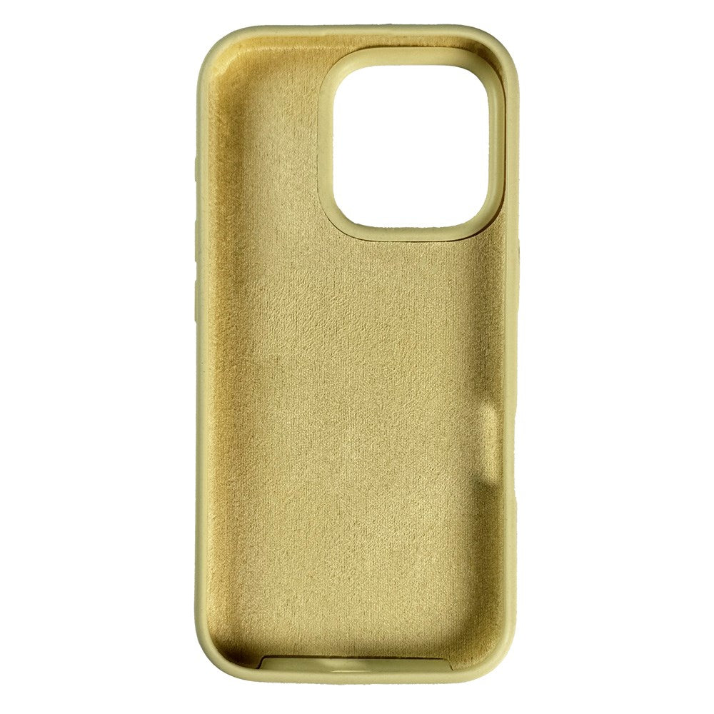 Nudient iPhone 16 Pro Base Silicone Deksel - Pale Yellow