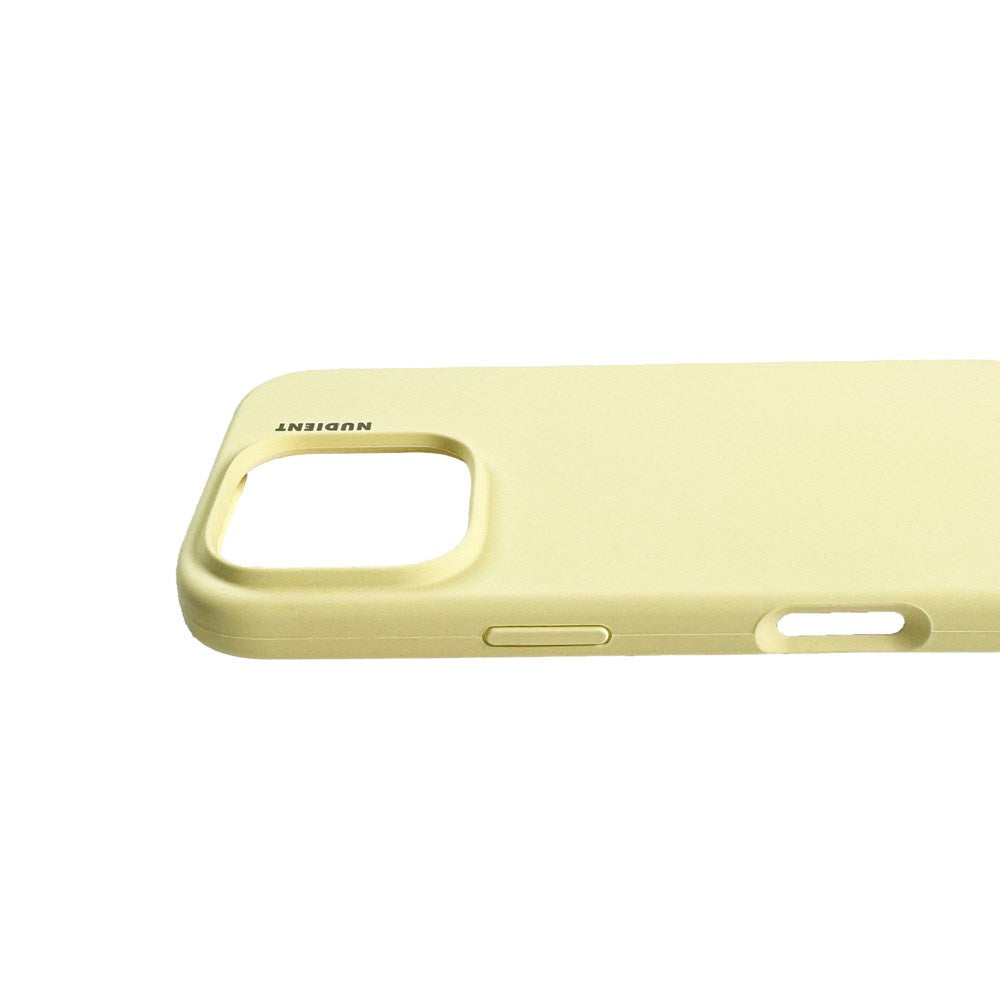 Nudient iPhone 16 Pro Base Silicone Deksel - Pale Yellow