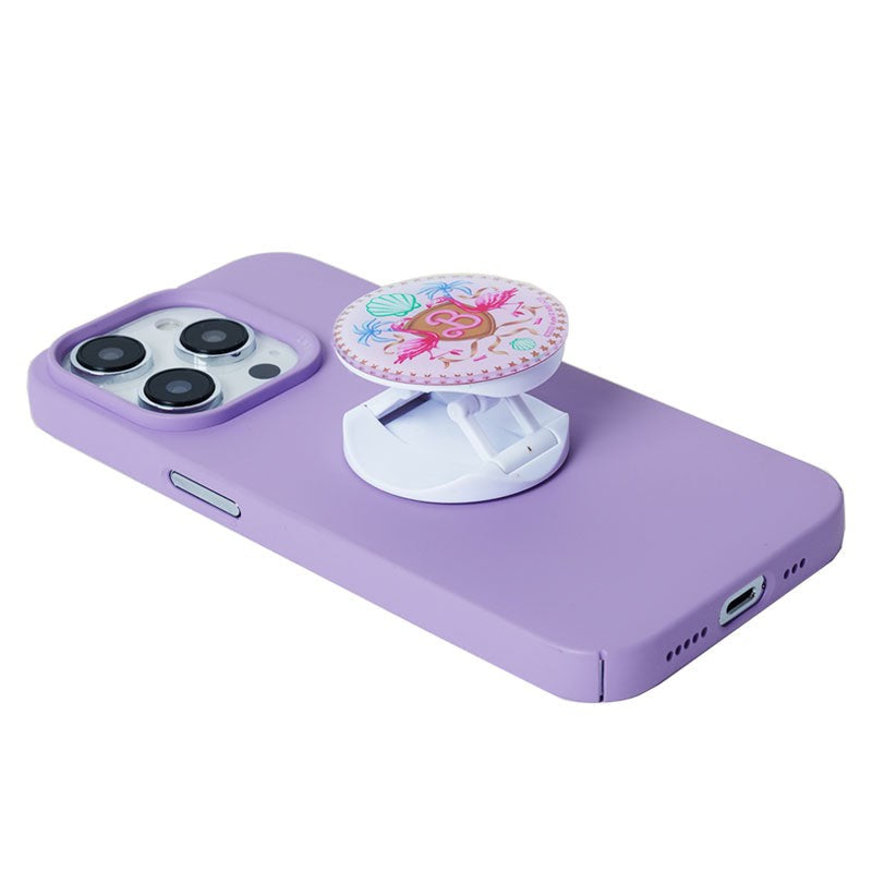 Nudient Sticker Mobile Grip Avtakbar m. Stativfunksjon - Barbie Flamingo