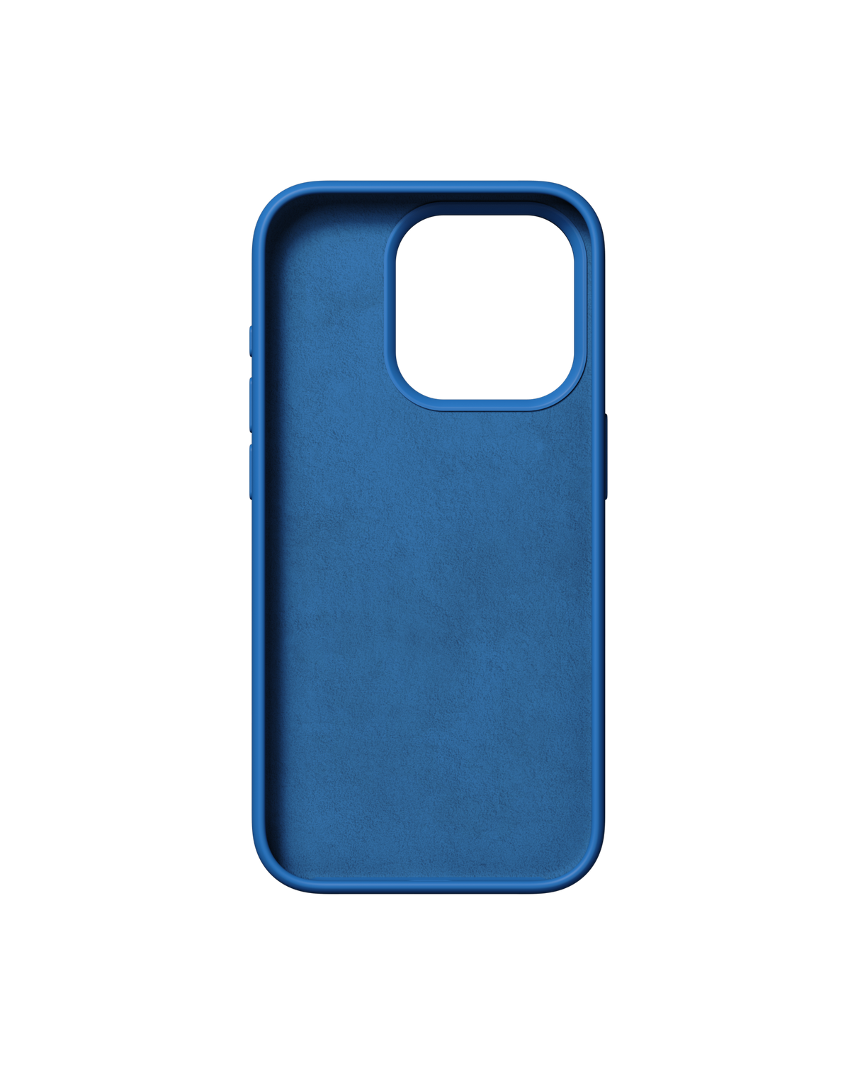 Nudient iPhone 15 Pro Base Silicone Deksel - Vibrant Blue