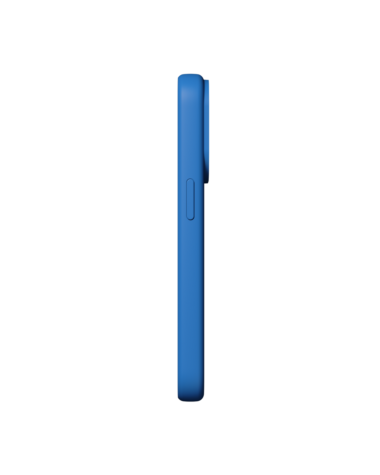Nudient iPhone 15 Pro Base Silicone Deksel - Vibrant Blue