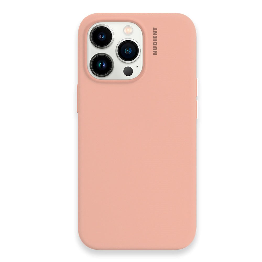 Nudient iPhone 13 Pro Base Silicone Deksel - Peach Orange