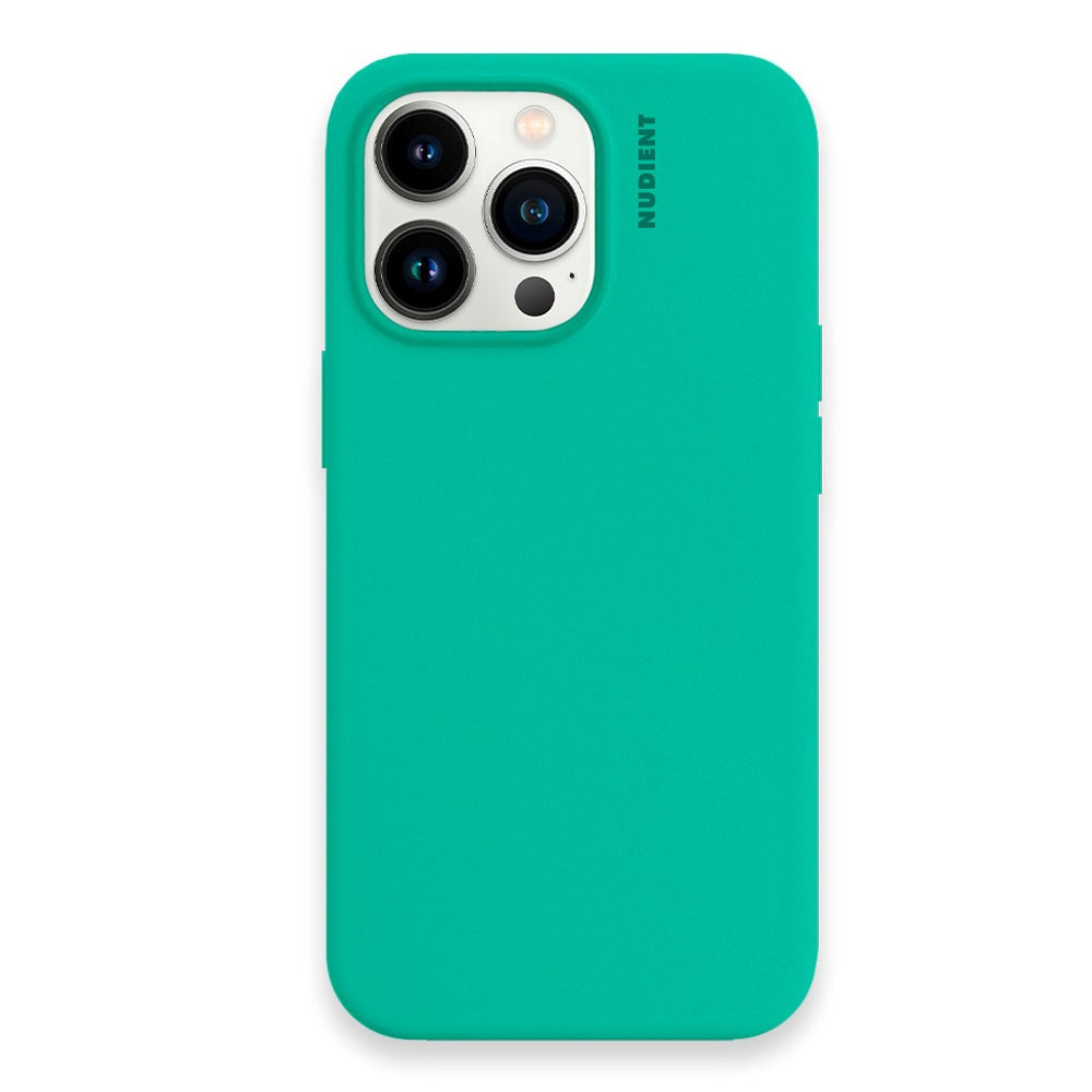 Nudient iPhone 13 Pro Base Silicone Deksel - Mint Green