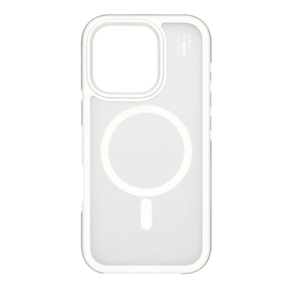 iDeal Of Sweden iPhone 16 Pro Ideal Bumper Deksel - MagSafe Kompatibel - Cloudy White