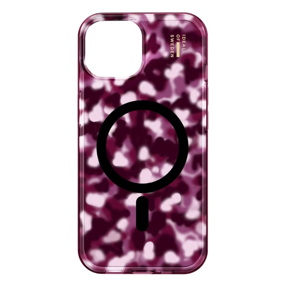 iPhone 17e / 16e / 15 / 14 / 13 iDeal Of Sweden Clear Deksel - MagSafe Kompatibel - Cherry Crush