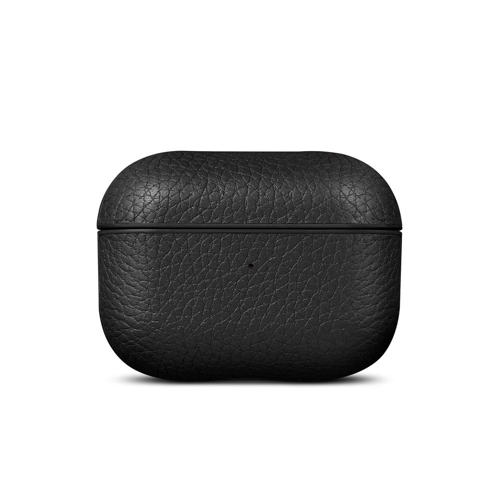 WOOLNUT Apple AirPods Pro (3. gen.) Ekte Skinn Deksel - Svart