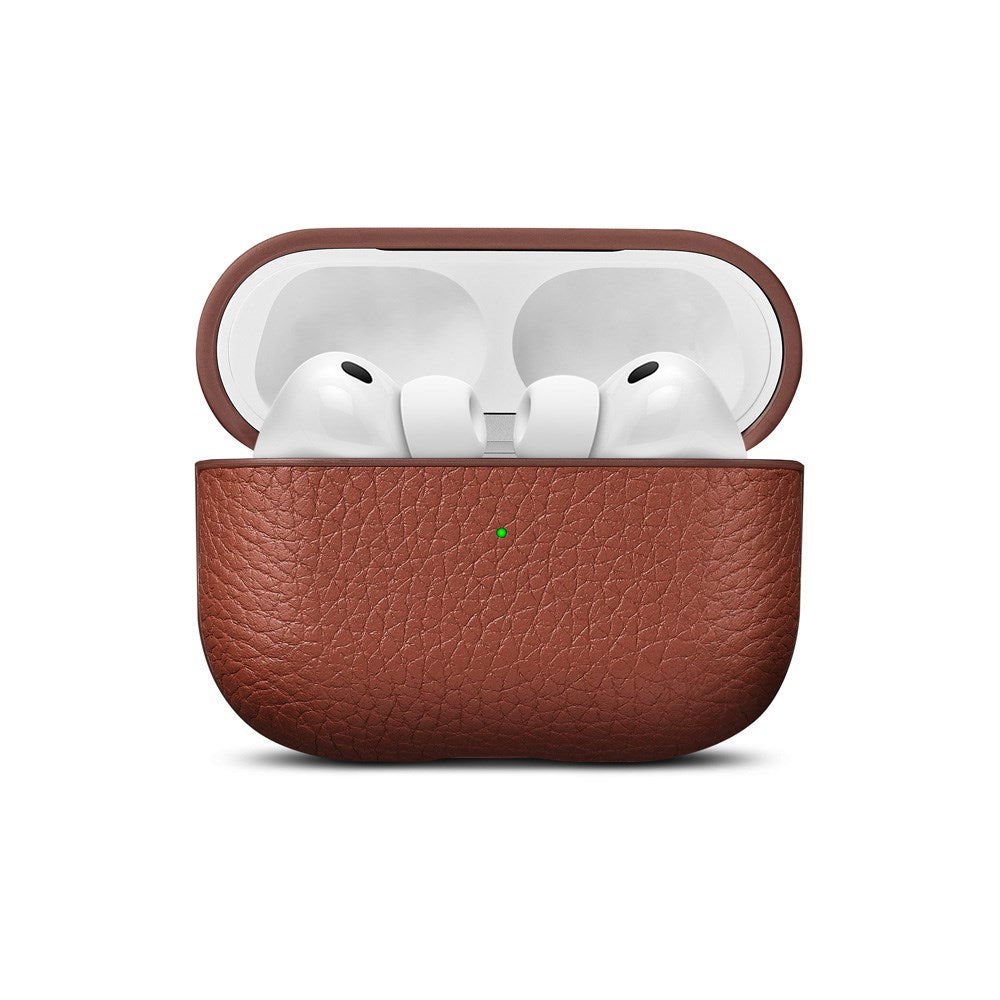 WOOLNUT Apple AirPods Pro (3. gen.) Ekte Skinn Deksel - Brun