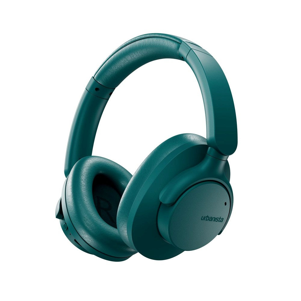 Urbanista Valencia Bluetooth Over-Ear Hodetelefoner med Active Noise Cancelling - Teal Green