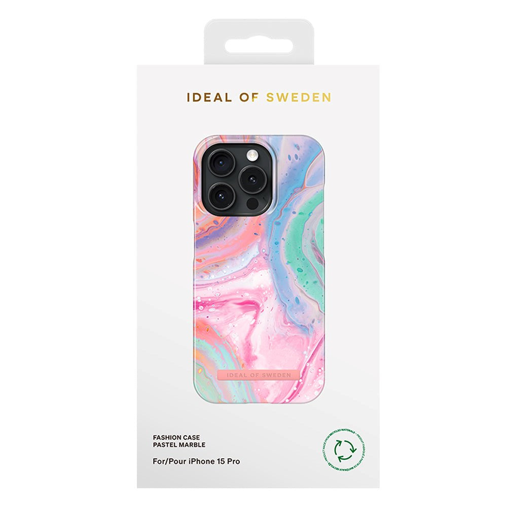 iDeal Of Sweden iPhone 15 Pro Fashion Deksel - Pastel Marble