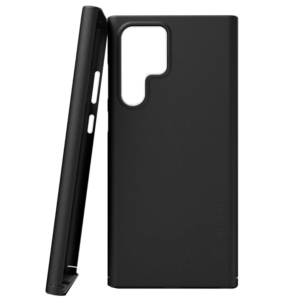 Nudient Thin Case V3 Samsung Galaxy S22 Ultra Deksel - Ink Black