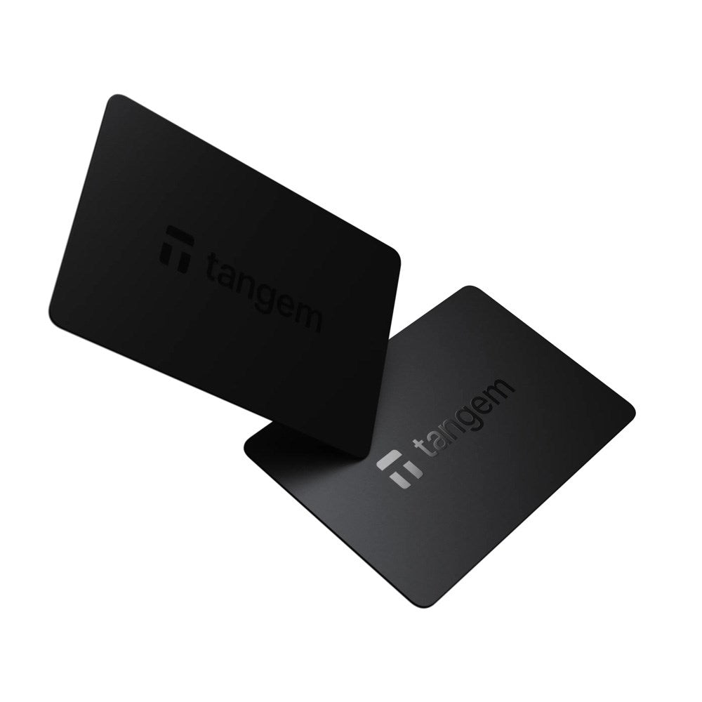 Tangem Wallet Card - 2 stk - Black