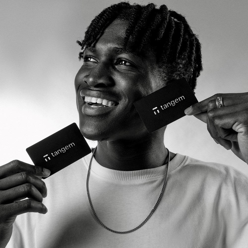 Tangem Wallet Card - 2 stk - Black