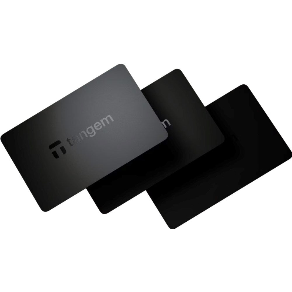 Tangem Wallet Card - 3 stk - Black