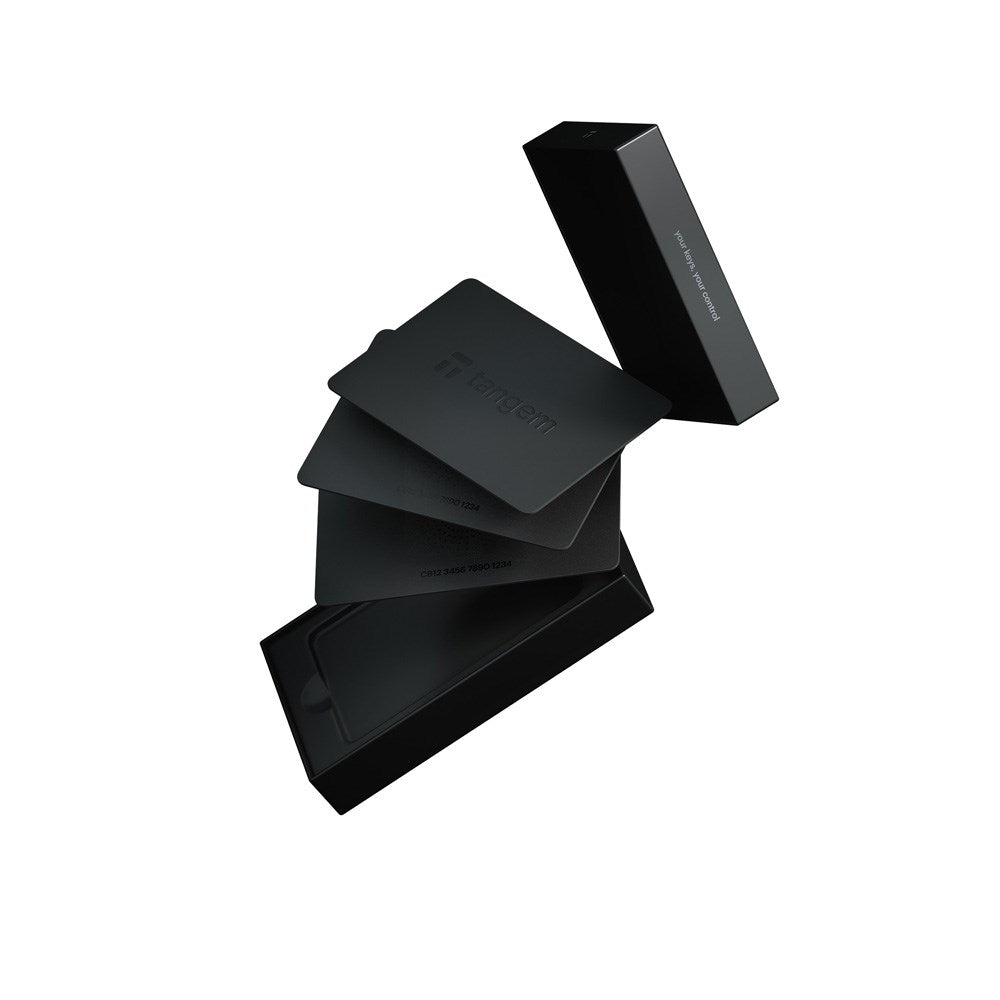 Tangem Wallet Card - 3 stk - Black