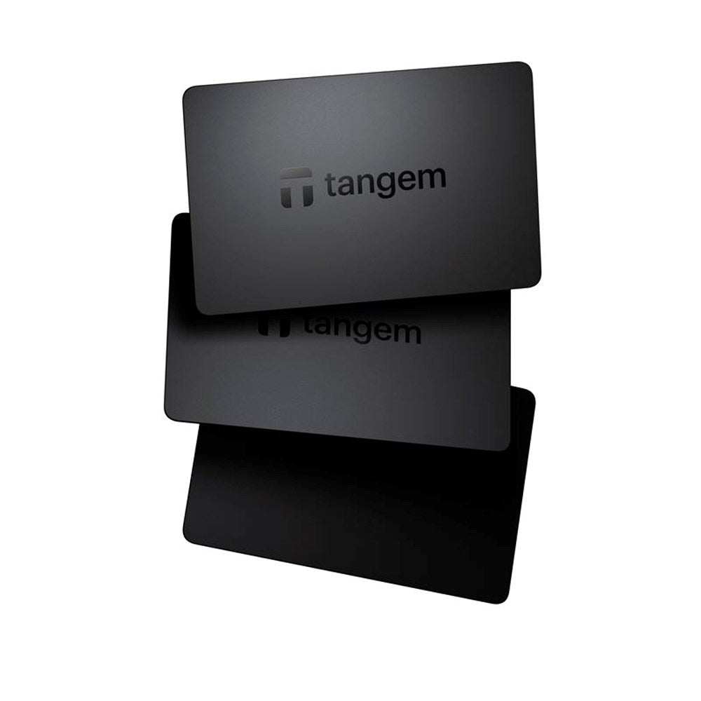 Tangem Wallet Card - 3 stk - Black