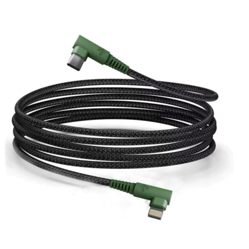 Hune Hiedra USB-C til Lightning Kabel med Vinklet Kontakt - 1,2 m - Grønn