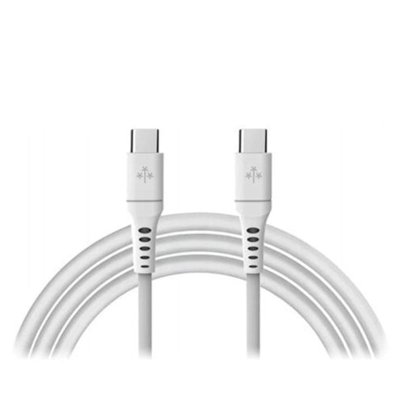 Hune Tallo USB-C til USB-C Kabel - 3 m - Hvit