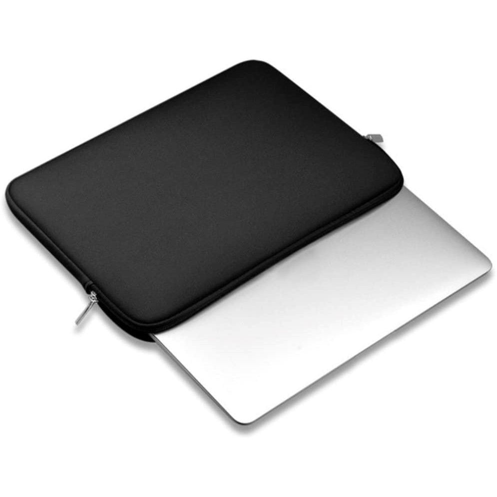 Tech-Protect MacBook / Laptop Neopren Sleeve 15-16" (37 x 26 cm) med Ekstra Lomme - Svart