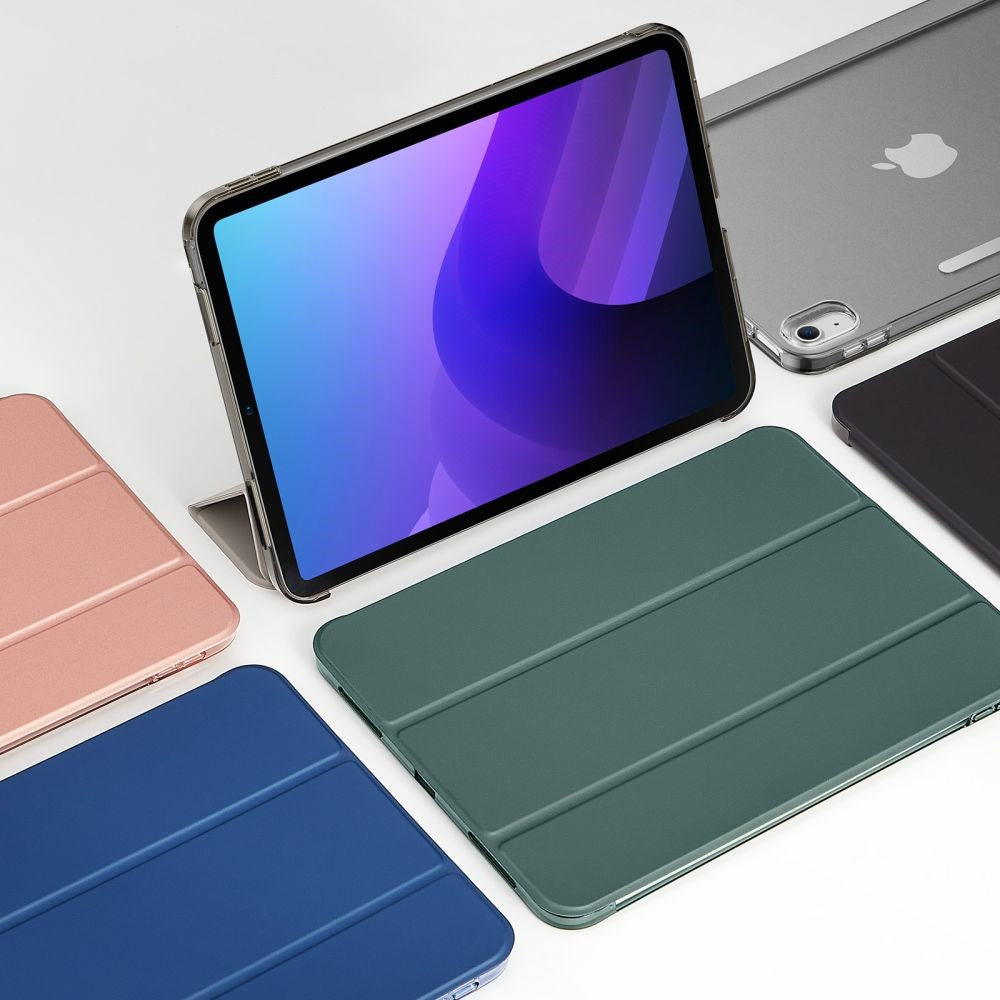 iPad 11" (2025) / iPad 10.9" (2024/2022) ESR Ascend Tri-Fold Flipdeksel - Kunstskinn - Mørkeblå