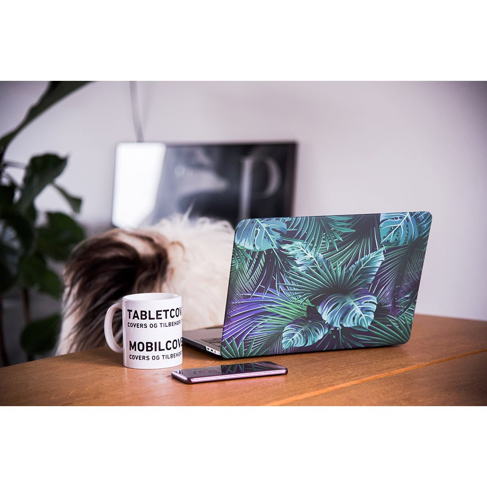 MacBook Air 13 Deksel - Hard Case Jungle Design - Grønn / Blå