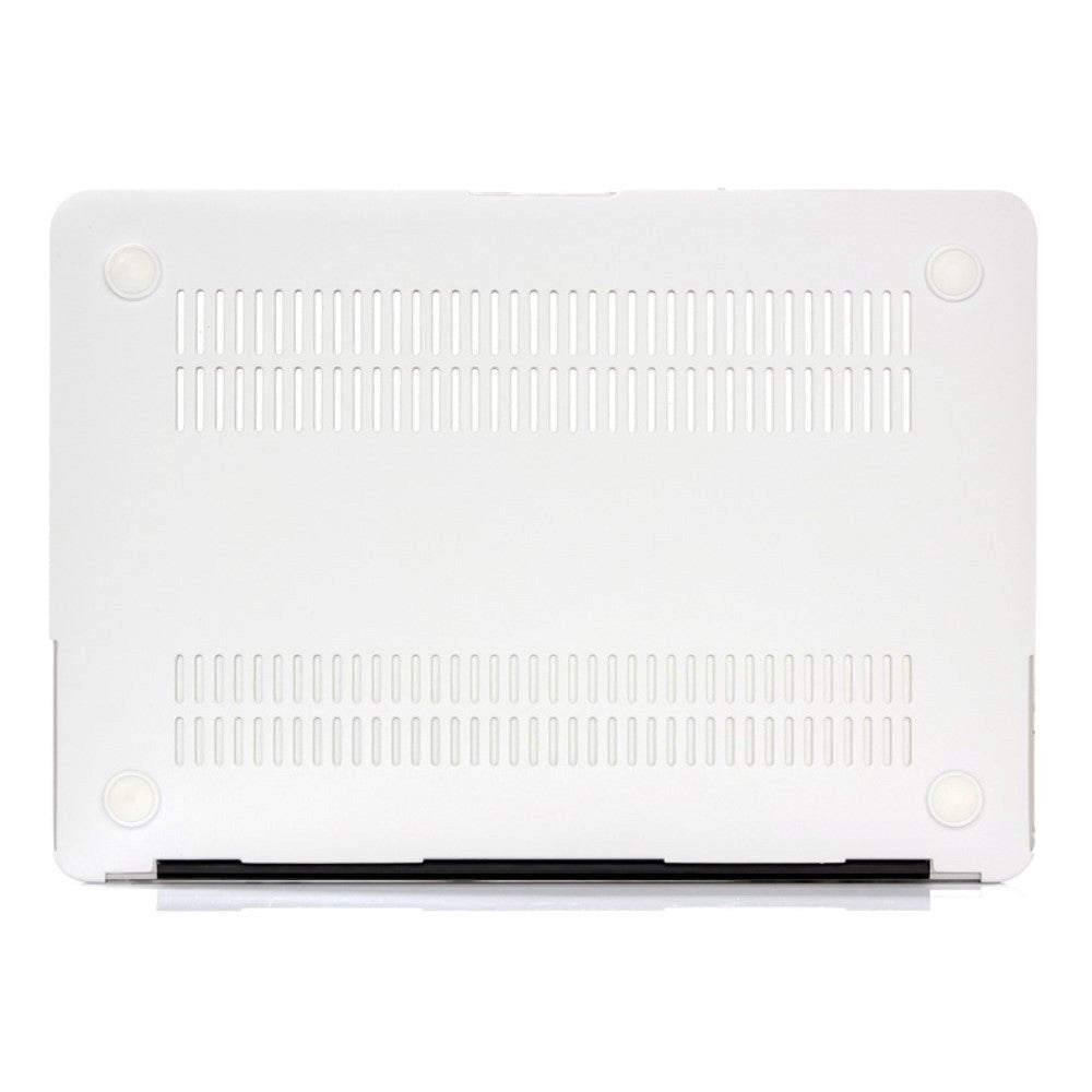 Macbook Pro 13.3 Inch Marble Deksel - Grå/Hvit