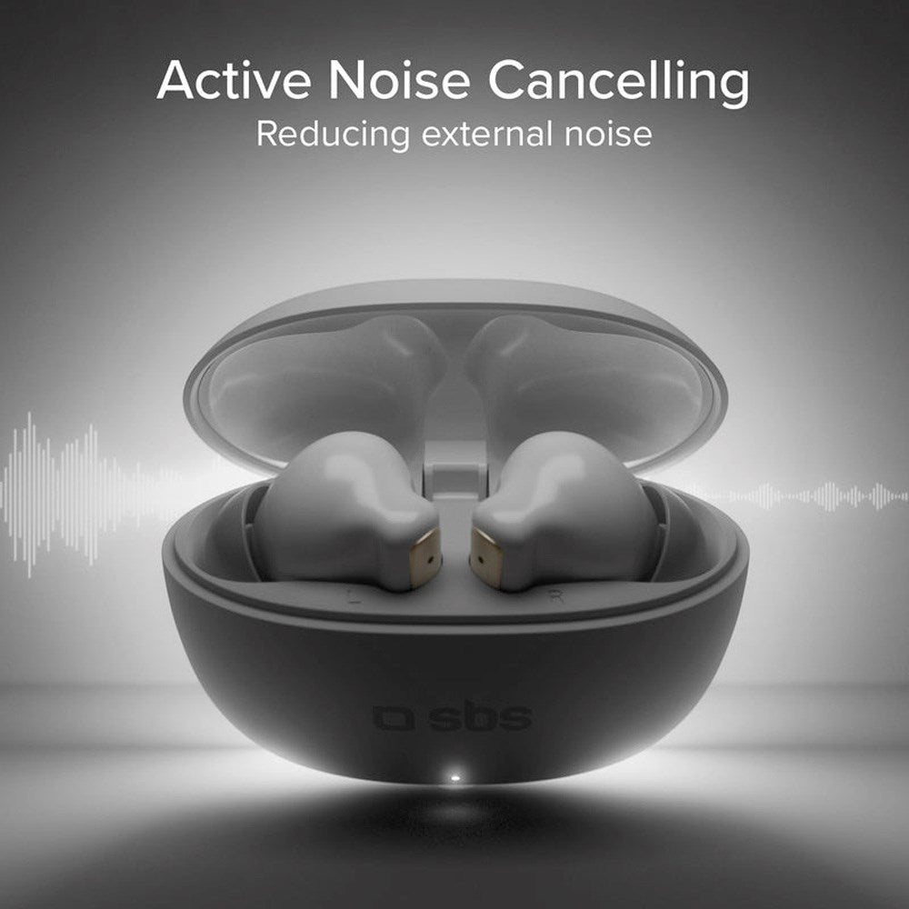 SBS - True Wireless Hodetelefoner m. AI - Hvit