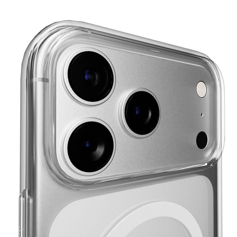 iPhone 17 Pro Max PURO LITE MAG Hybrid Deksel - MagSafe Kompatibel - Gjennomsiktig / Hvit