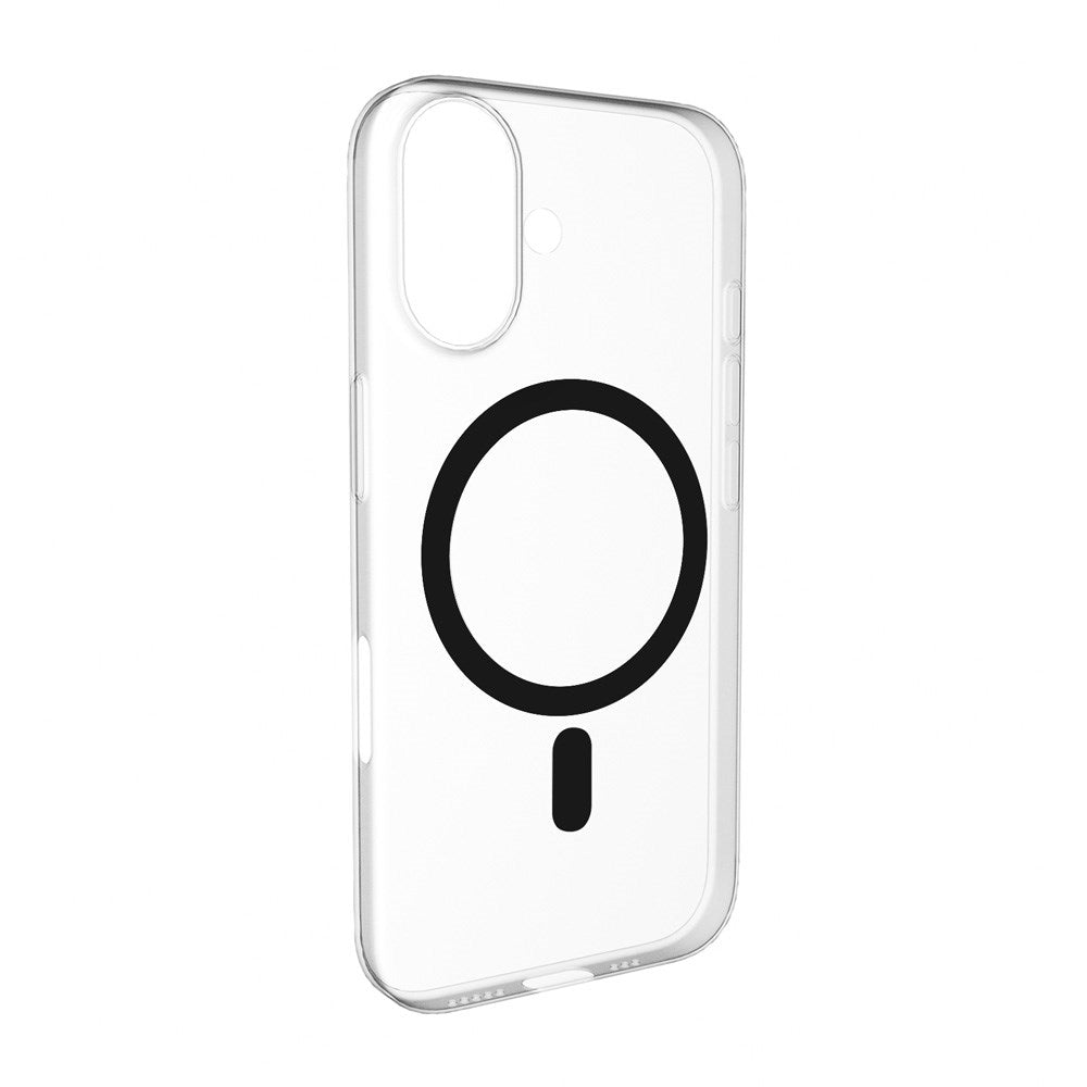 iPhone 17 PURO LITE MAG Hybrid Deksel - MagSafe Kompatibel - Gjennomsiktig / Svart