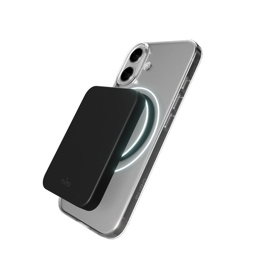 iPhone 17 PURO LITE MAG Hybrid Deksel - MagSafe Kompatibel - Gjennomsiktig / Svart
