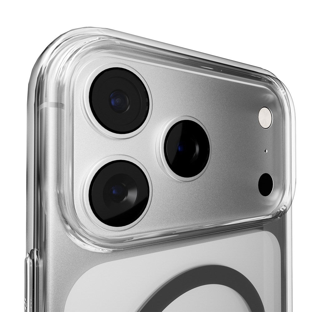 iPhone 17 Pro PURO LITE MAG Hybrid Deksel - MagSafe Kompatibel - Gjennomsiktig / Grå