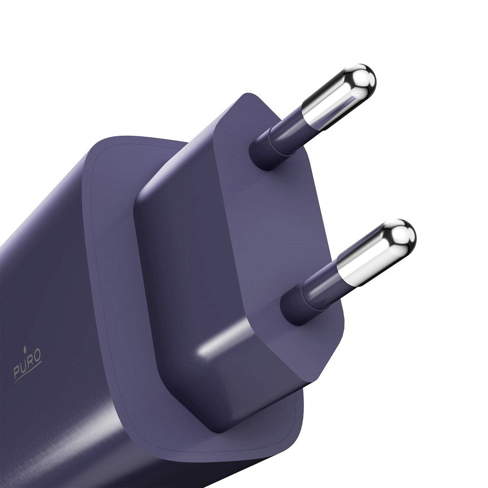 Puro Pro Lite Vegglader 30W med 1 x USB-C & Power Delivery - Mørk Blå